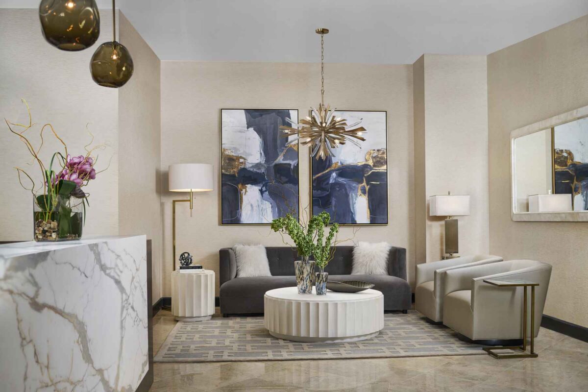 Reception at NorthPoint Executive Suites Alpharetta