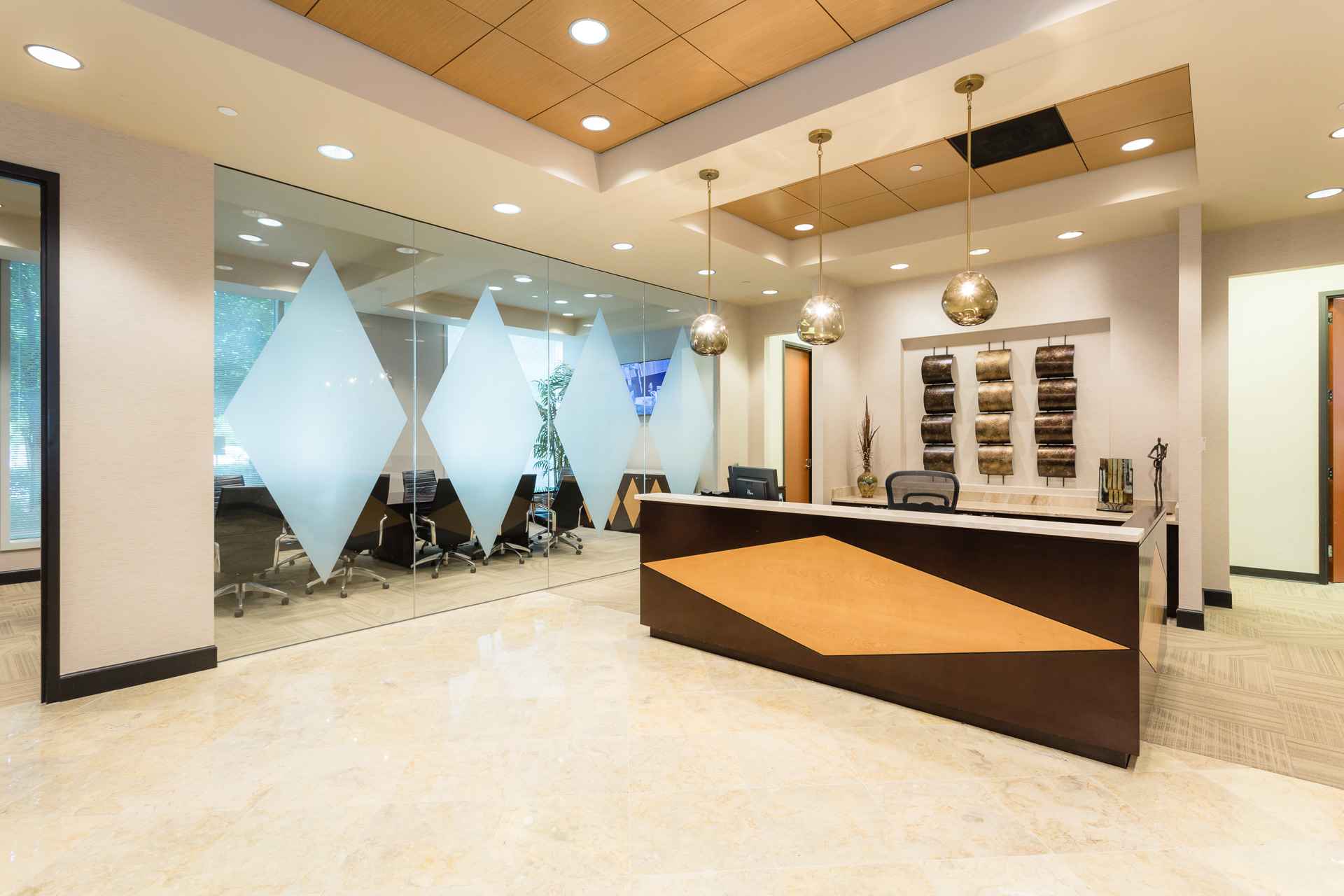 Lobby at NorthPoint Executive Suites in Alpharetta