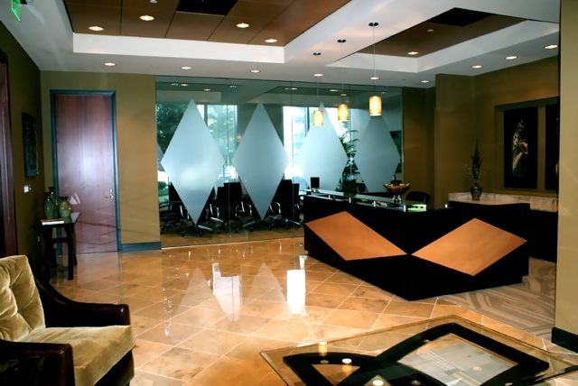 Lobby at NorthPoint Executive Suites in Alpharetta