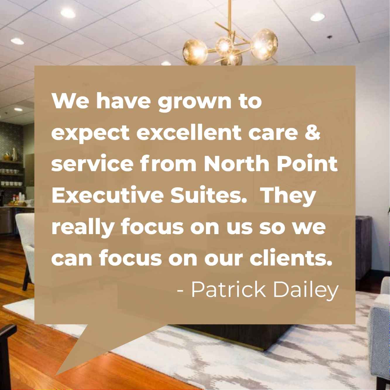 Customer service is a central focus of the team at NorthPoint Executive Suites.